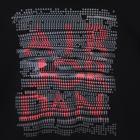 Air Jordan Men's Graphic T-Shirt Sz XXL Trippy Star Design Black Gray Red - Picture 3 of 8